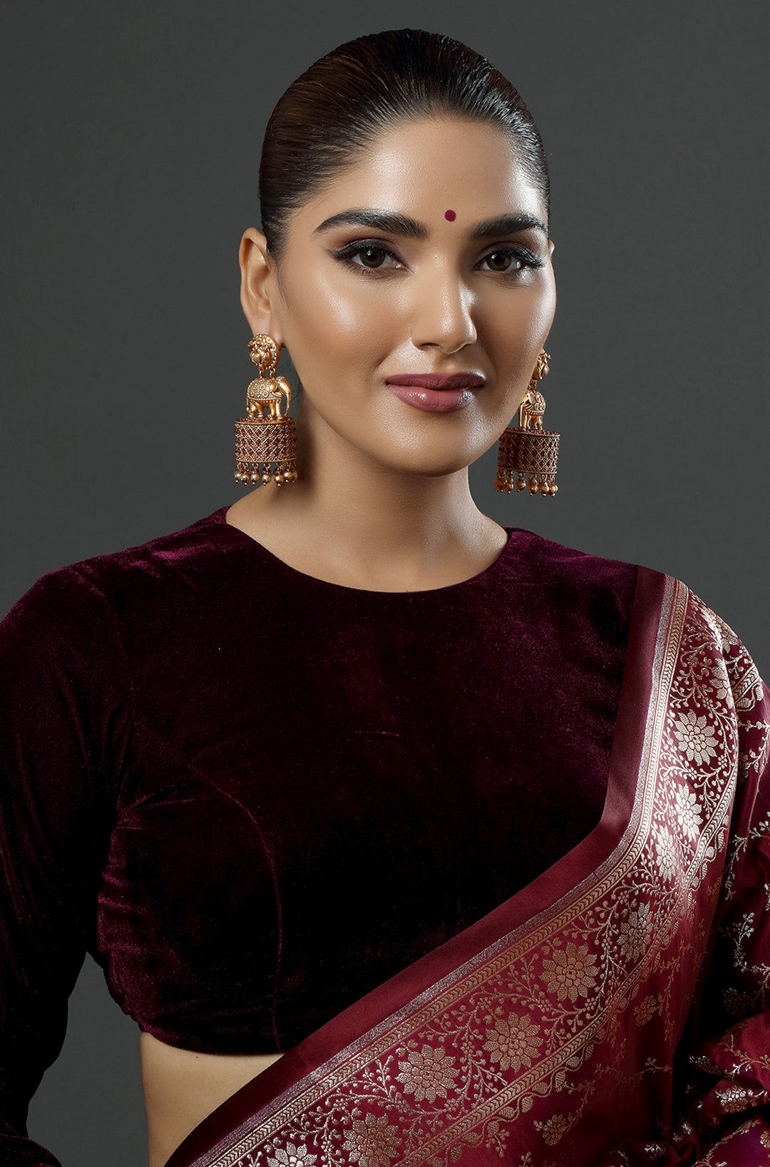 Regal Elephant Jhumkas