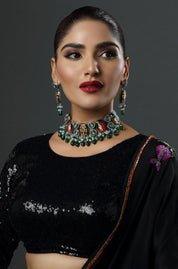 Heritage Enamel Kundan Choker Set