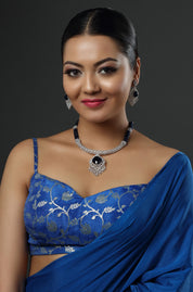 Sparkling Elegance Radiant Brilliance American Diamond Choker Necklace