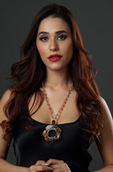 The Floral Stone Statement Necklace