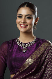 Ivory Bloom Kundan Necklace Set