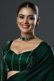 Emerald Luxe Statement Choker