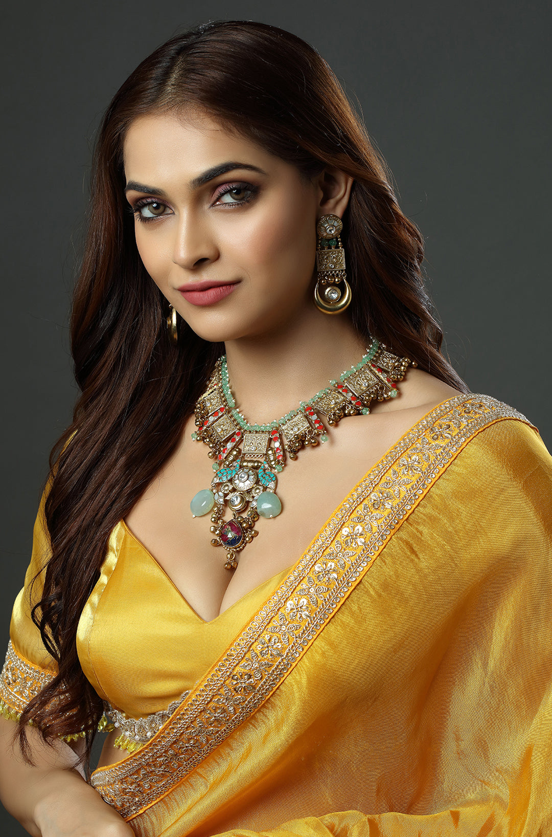 Turquoise Mughal Masterpiece Necklace