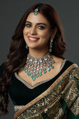 Emerald Lagoon Choker Necklace