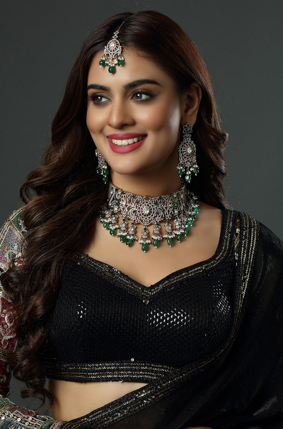 Maharani's Verdant Splendor Necklace