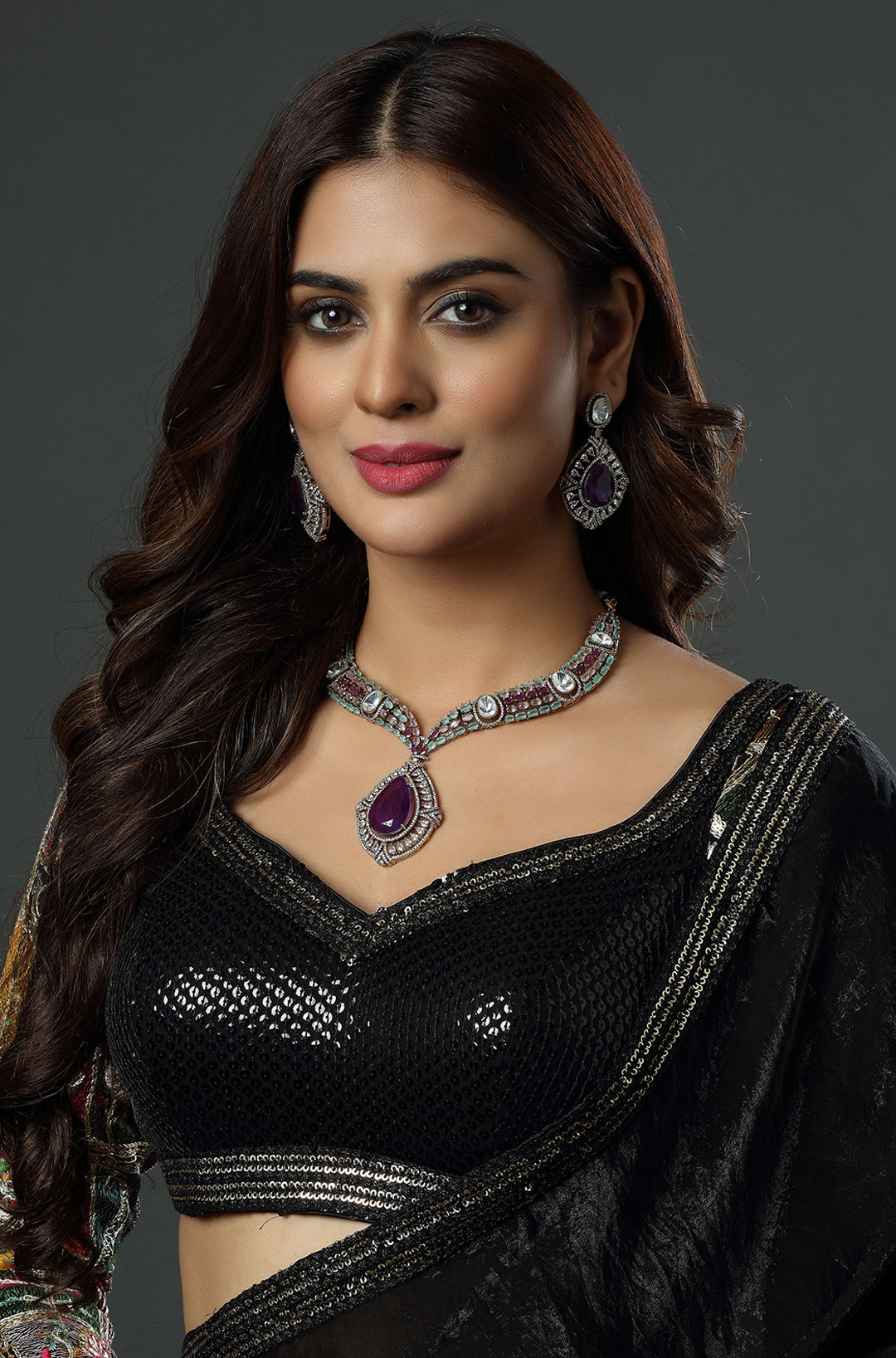 Vairagini Violet Necklace
