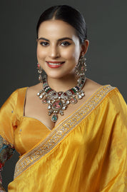 Maharani's Multi-Stone Statement Choker Necklace