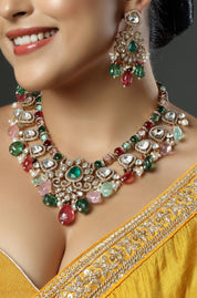 The Multi-Gem Polki Radiance Necklace