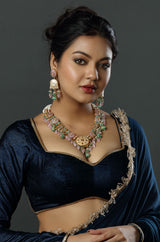 The Royal Rajasthan Pastel Flora Delight Necklace