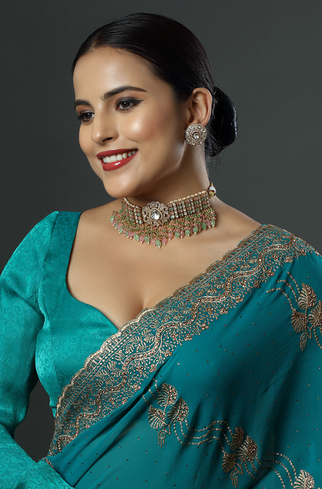 The Royal Pastel Radiance Choker Necklace