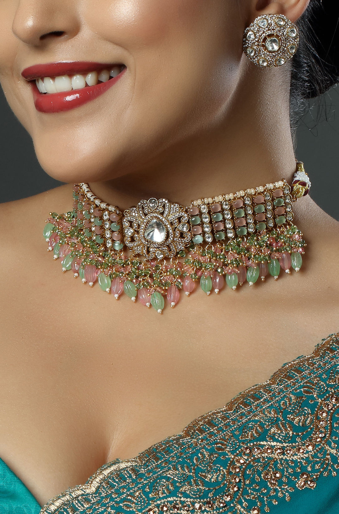 The Royal Pastel Radiance Choker Necklace