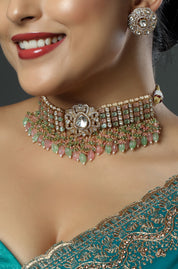 The Royal Pastel Radiance Choker Necklace