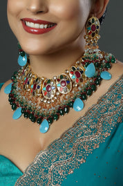 Indra Dhanush Mosaic Necklace