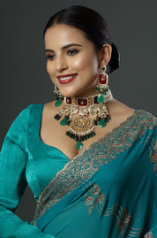 Maharani's Malachite Choker Necklace