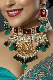 Maharani's Malachite Choker Necklace