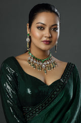 Bageecha Emerald Drop Necklace