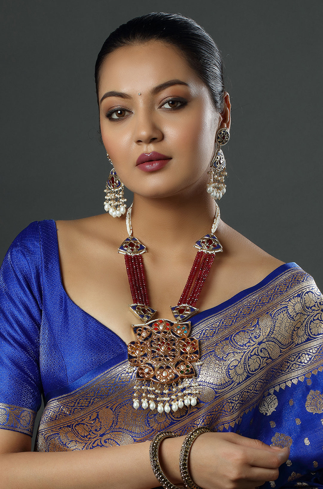 Rajwada Mosaic Masterpiece Necklace