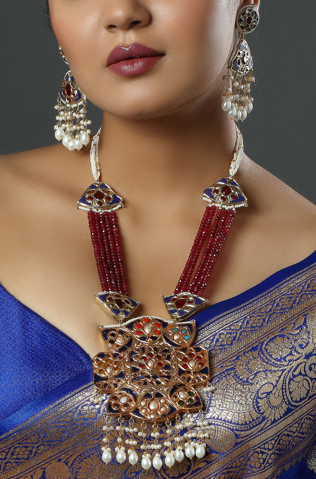Rajwada Mosaic Masterpiece Necklace