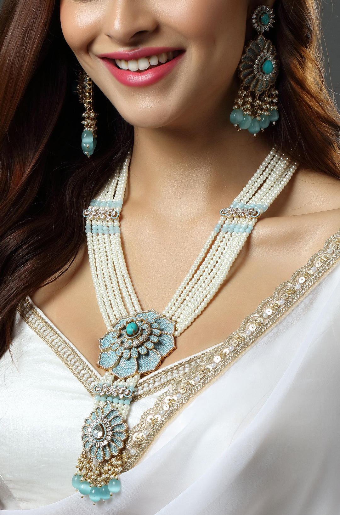 Polki Victorian Long Necklace