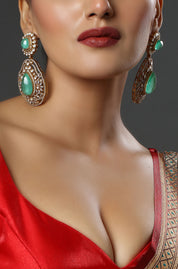 The Empress's Tear-Drop Gems Earrings