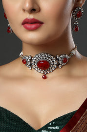 The Ruby Radiance Choker Necklace