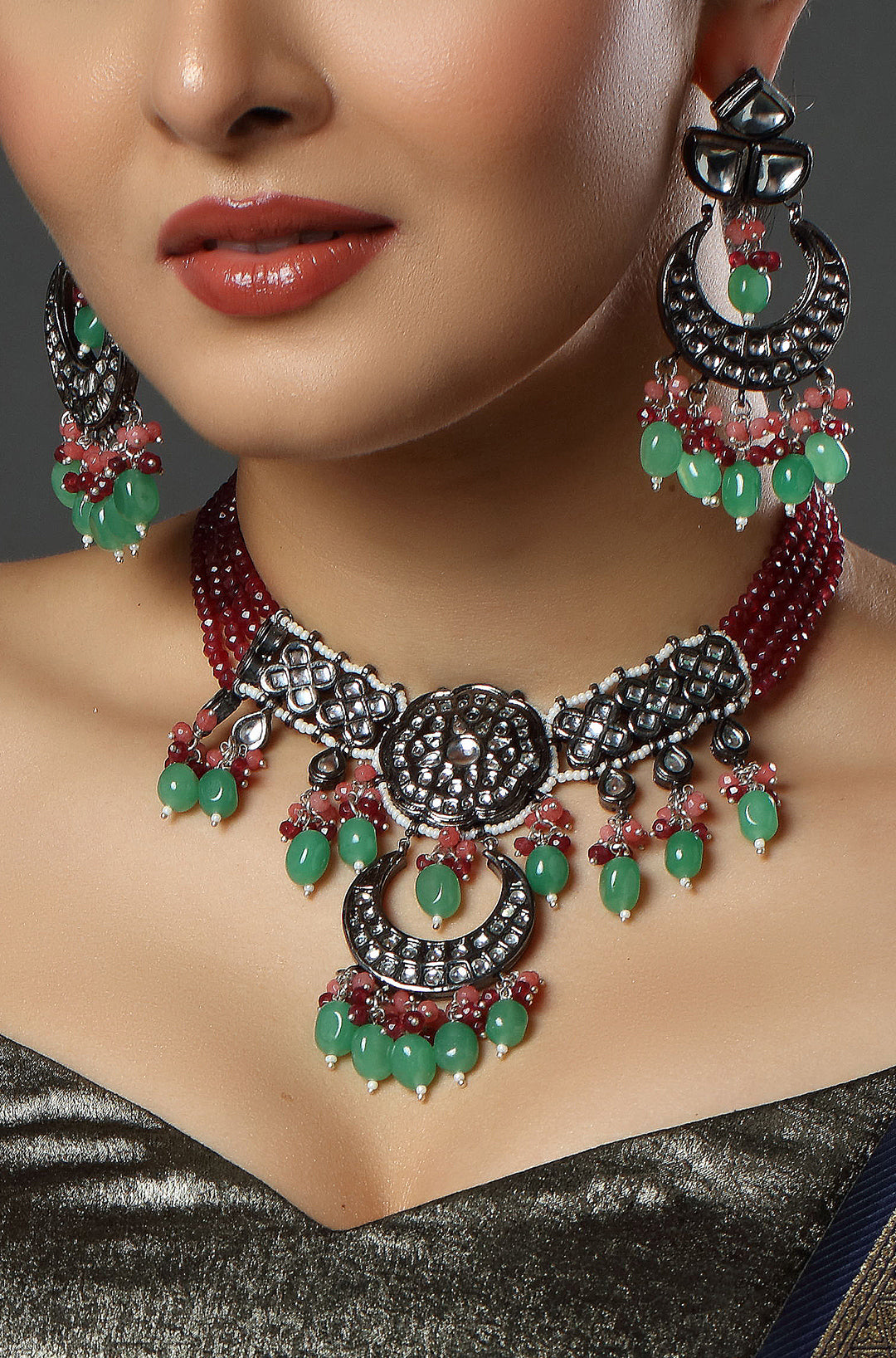 The Empress's Mughal Bloom Necklace