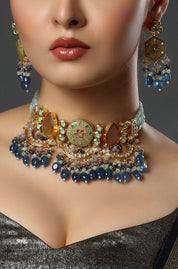The Aegean Oasis Kundan Choker Necklace