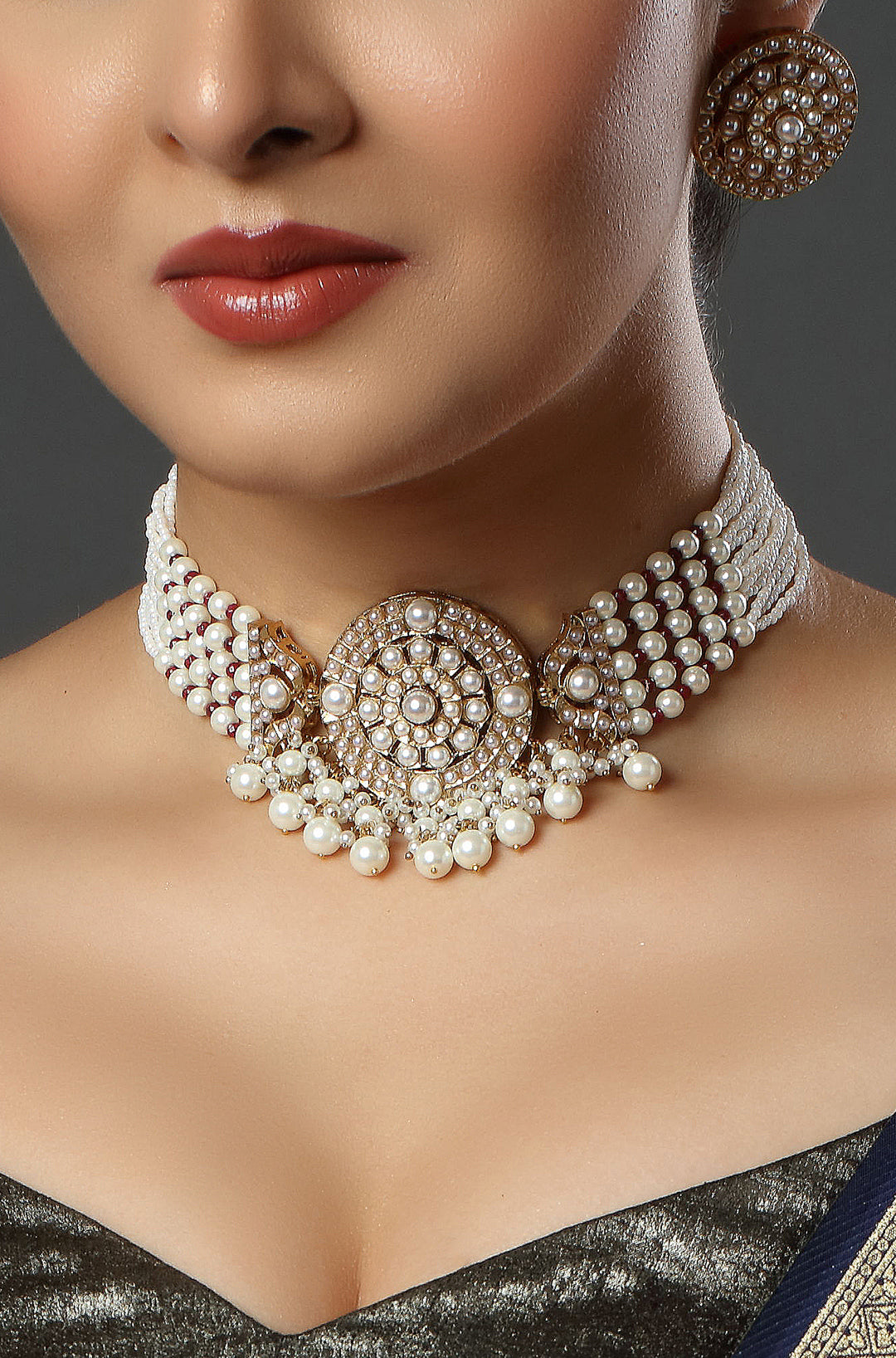The Heritage Pearl Mosaic Necklace
