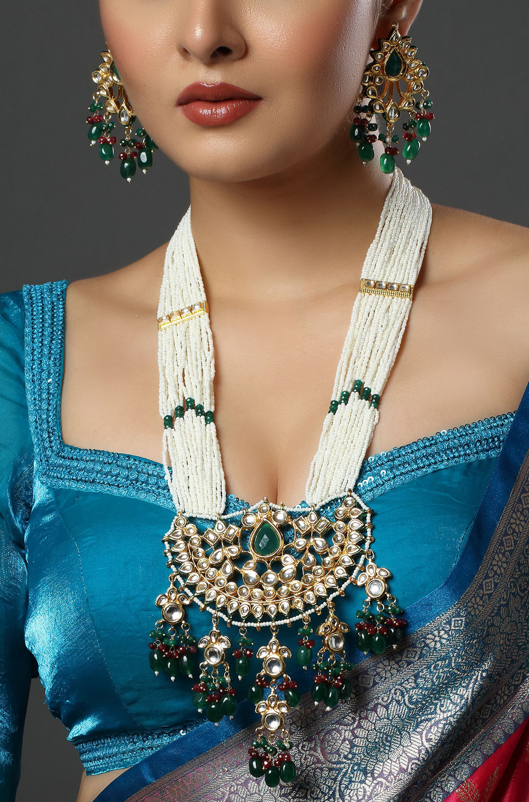 The Royal Emerald Maharani Hasli Necklace
