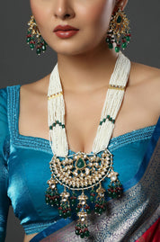 The Royal Emerald Maharani Hasli Necklace