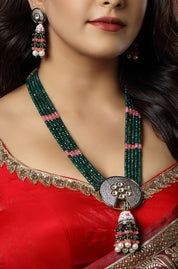 Emerald Rose Grandeur Necklace