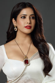 Tiger Emblem Modern Necklace Set