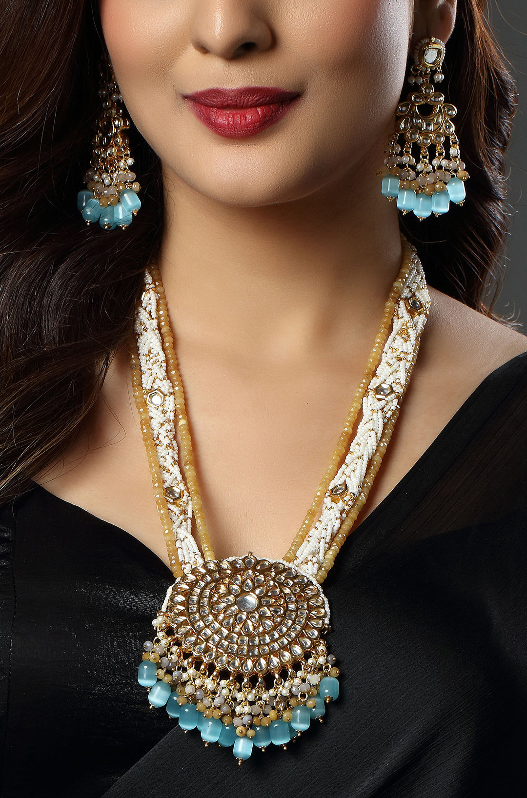Turquoise Tassel Necklace
