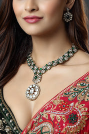 The Floral Polki Radiance Necklace