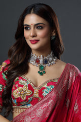ISHA AMBANI Navratna Choker Necklace