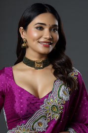 The Emerald Green Grandeur Choker Necklace