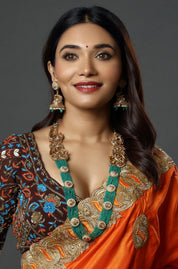 Regal Grandeur Meenakari Multilayer Necklace