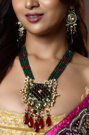 Shahi Bagh Emerald Necklace