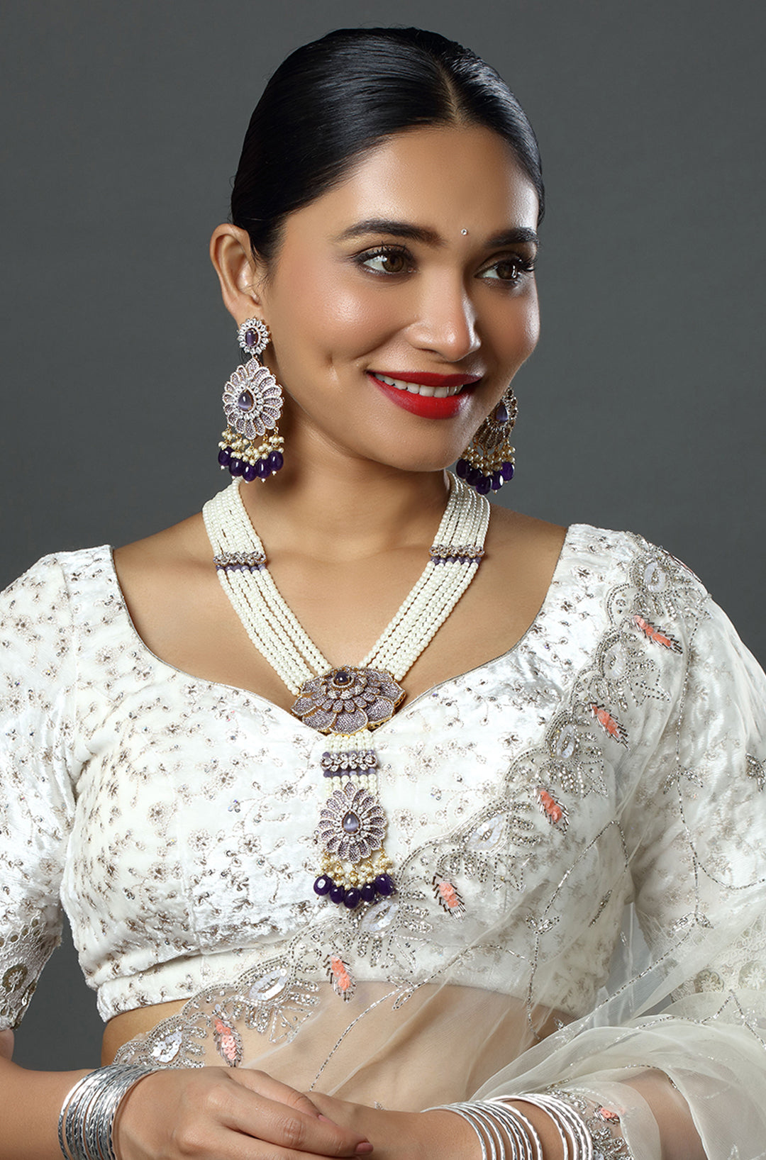 Polki Victorian Long Necklace