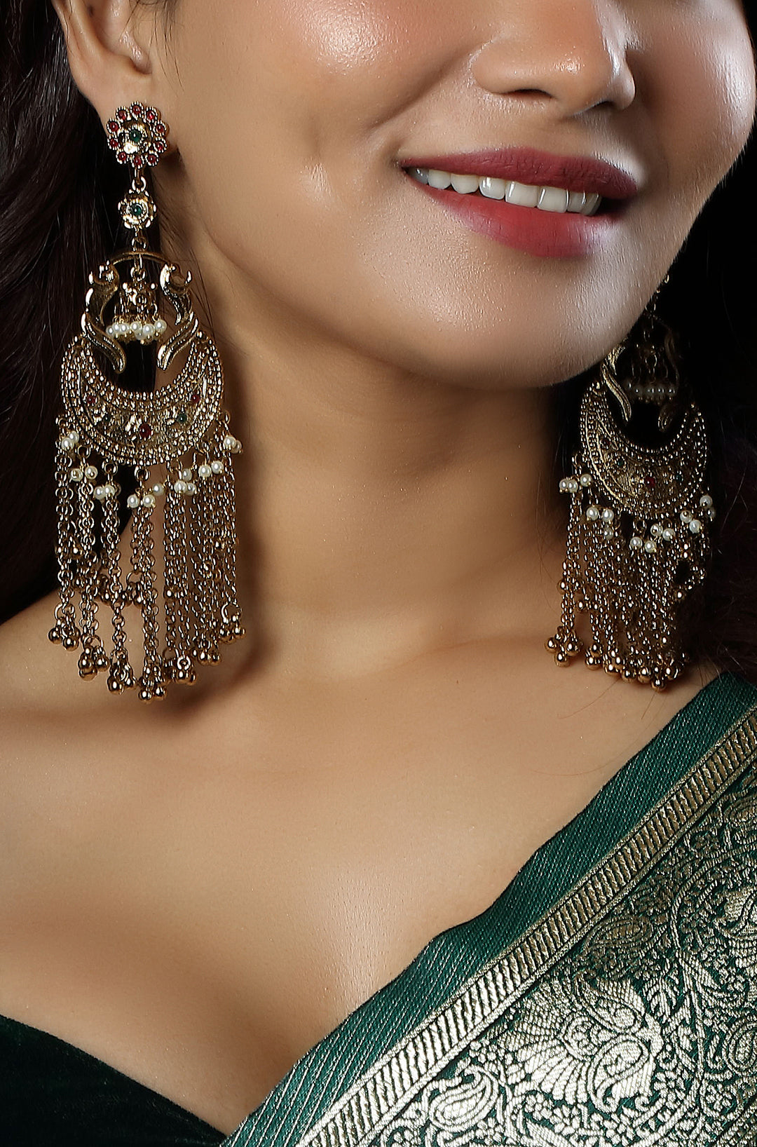 Mughal Cascade Dangle Earrings