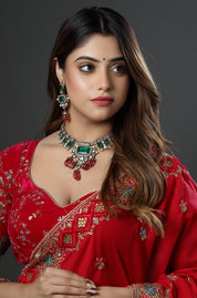 The Emerald Ruby Rendezvous Necklace