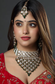 The Emerald Polki Grandeur Choker
