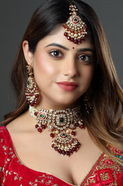 The Maharani's Crimson Dream Choker