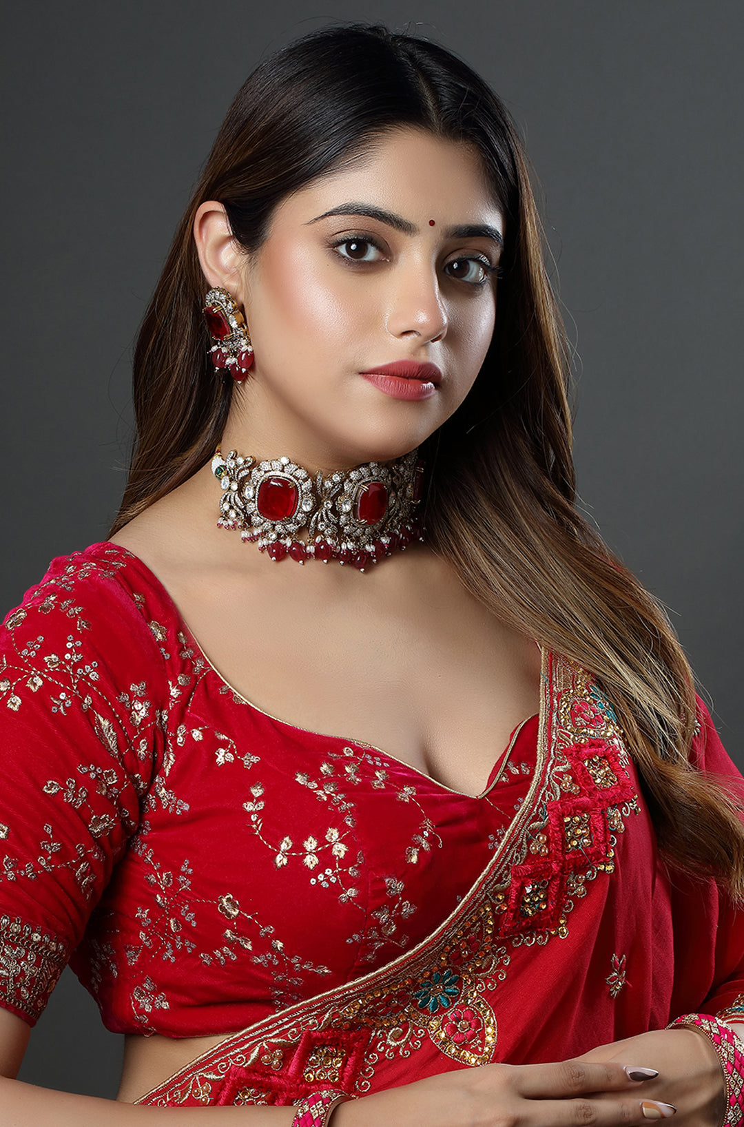 The Ruby Radiance Choker