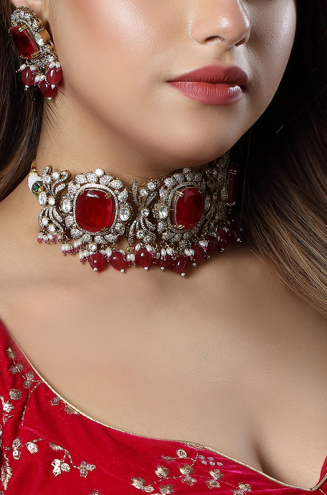 The Ruby Radiance Choker