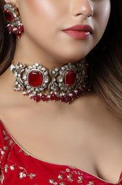 The Ruby Radiance Choker