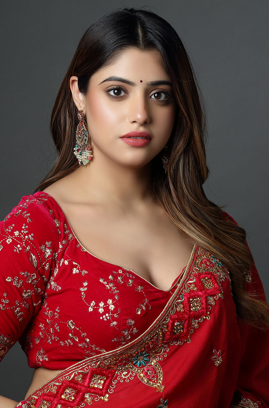 Artisan Bead Fringe Earrings