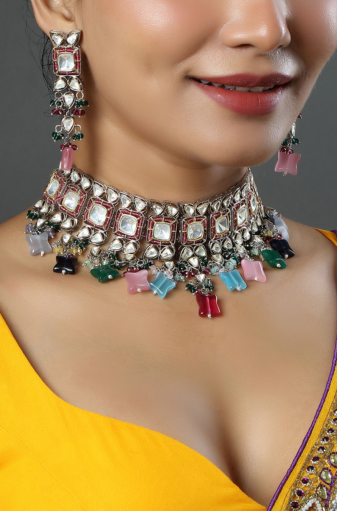 Vibrant Heritage Kundan Choker