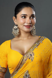 Regal Pearl Ringlets Earrings