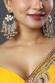 Regal Pearl Ringlets Earrings